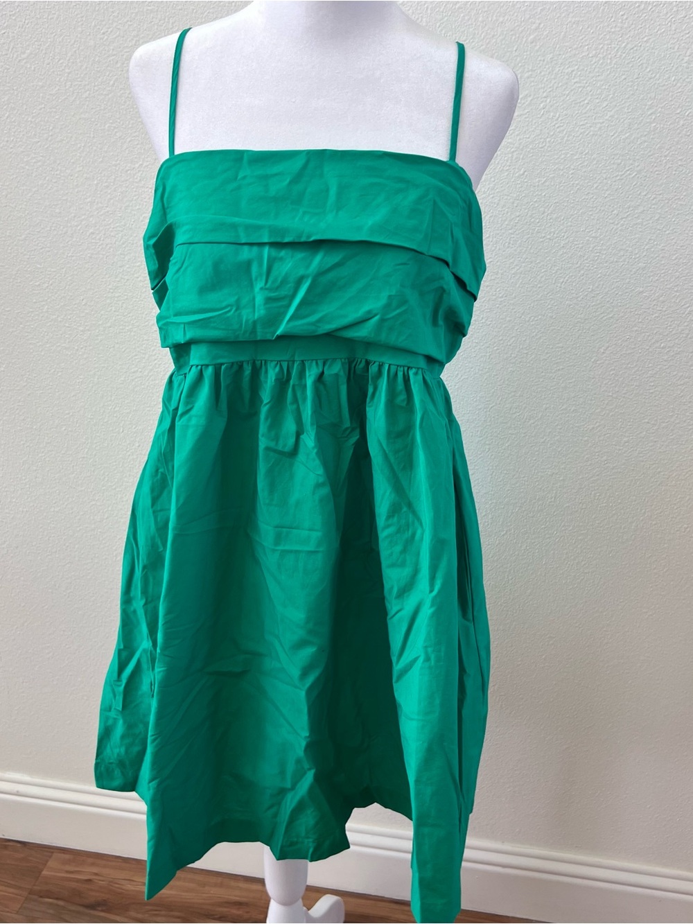 A New Day Emerald Green Spaghetti Strap Dress
